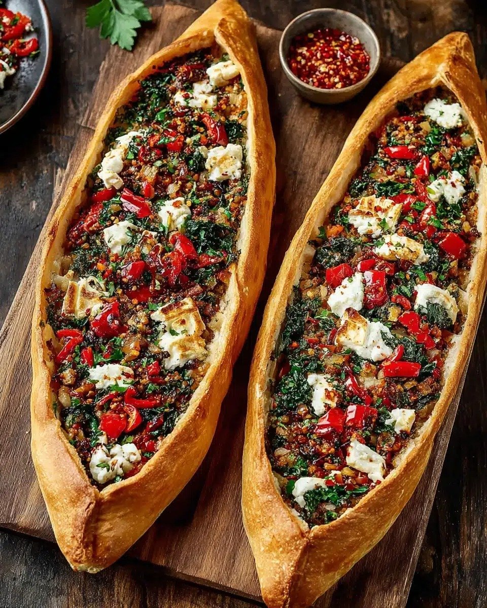 Veggie Cheese Pide